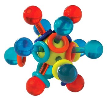 Manhattan Toy, Gryzak dla dzieci, Przezroczysty, Atom - Manhattan Toy