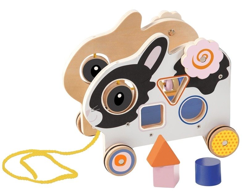 Manhattan Toy, zabawka do ciągnięcia Króliczek Chloe