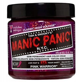 Manic Panic, Farba do włosów, Pink Warrior, 118ml - Manic Panic
