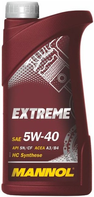 Mannol Extreme Syntetyk Sn/Cf 5W40 1L