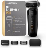 MANSCAPED The Chairman PRO Golarka Foliowa SkinSafe USB-C Qi 4 Ostrza MANSCAPED
