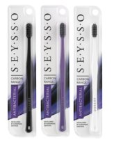 Manualna Szczoteczka do Zębów SEYSSO Carbon Antibacterial, 1szt.