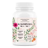 Manufaktura Witamin K2 Kompleks MK-4 + MK-7 90 Kapsułek Inna marka