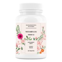 Manufaktura Witamin - Witamina D3 10000 IU 90 tabletek Inna marka