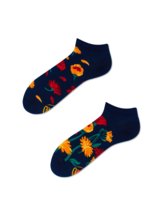 Many Mornings, skarpetki, Flower Power Navy Low, rozmiar 39-42