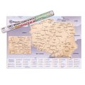 Mapa Odkrywcy Polska Zdrapka Podróżnika Prezent Froster  - Froster