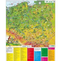 Mapa Polski w obrazkach 1:750 000 Inna marka