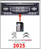 Mapa Rneg Peugeot 2025 Europa  207 508 5008 3008 308 807 Expert Partner