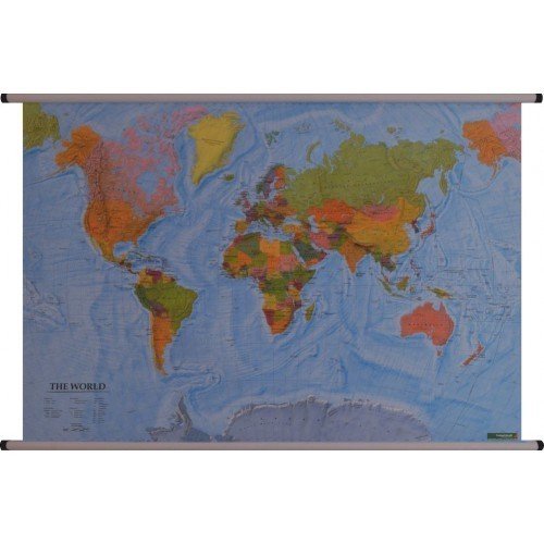 Mapa ścienna. Świat - polityczna 1:40 000 000-Zdjęcie-0