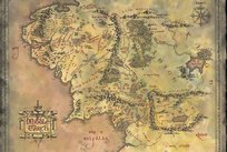 Mapa Śródziemia The Lord of the Rings Plakat Władca Pierścieni 91,5x61 cm The Lord of The Rings