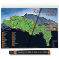 Mapa Zdrapka Karkonosze