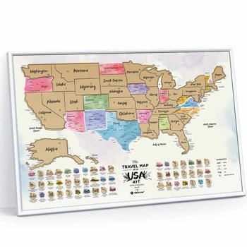 Mapa zdrapka "Travel Map™ USA Art" | 1DEA.me - 1DEA.me