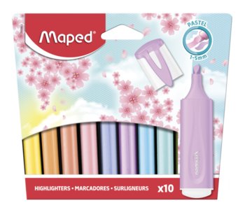 Maped, Classic New Pastel, Zakreślacz, 10 Szt. - Maped