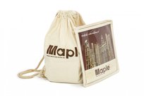 MAPLE Ecobag 100 klocków drewniane klocki Maple