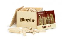 MAPLE Skrzynia 200 klocków drewniane klocki Maple