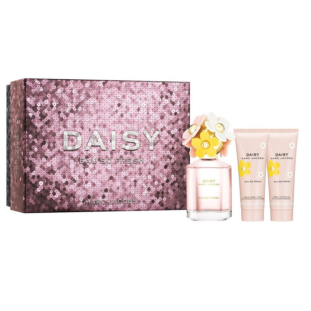 Marc Jacobs, Daisy Eau So Fresh, zestaw kosmetyków, 3 szt