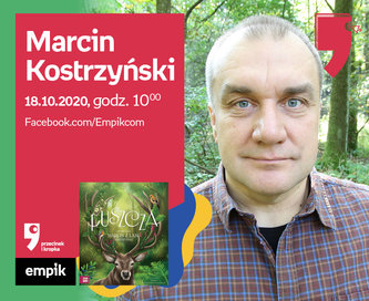 Marcin Kostrzyński – Spotkanie | Wirtualne Targi Książki. Przecinek i Kropka