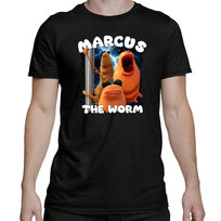 Marcus the worm - męska koszulka na prezent Czarny S