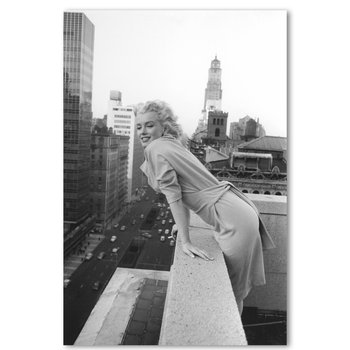 MARILYN MONROE NA BALKONIE PLAKAT 61x91 cm - DEKORAMA