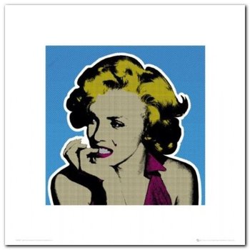 Marilyn Monroe plakat obraz 40x40cm - Wizard+Genius