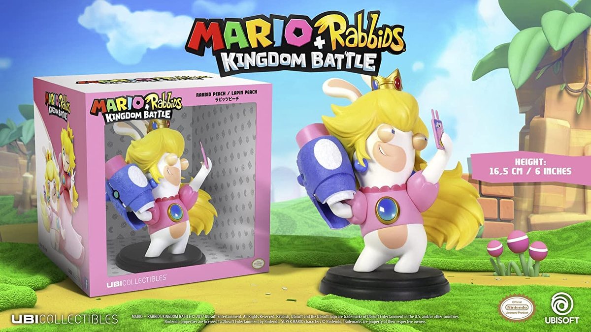 Zdjęcia - Figurka / zabawka transformująca Nintendo Mario, figurka Rabbids Kingdom Battle Peach 