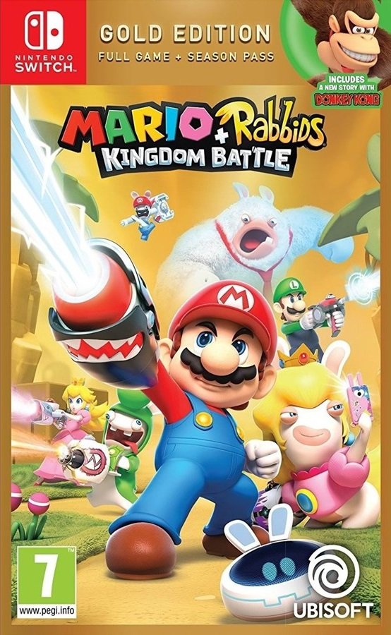 Zdjęcia - Gra Ubisoft Mario + Rabbids: Kingdom Battle - Gold Edition, Nintendo Switch 