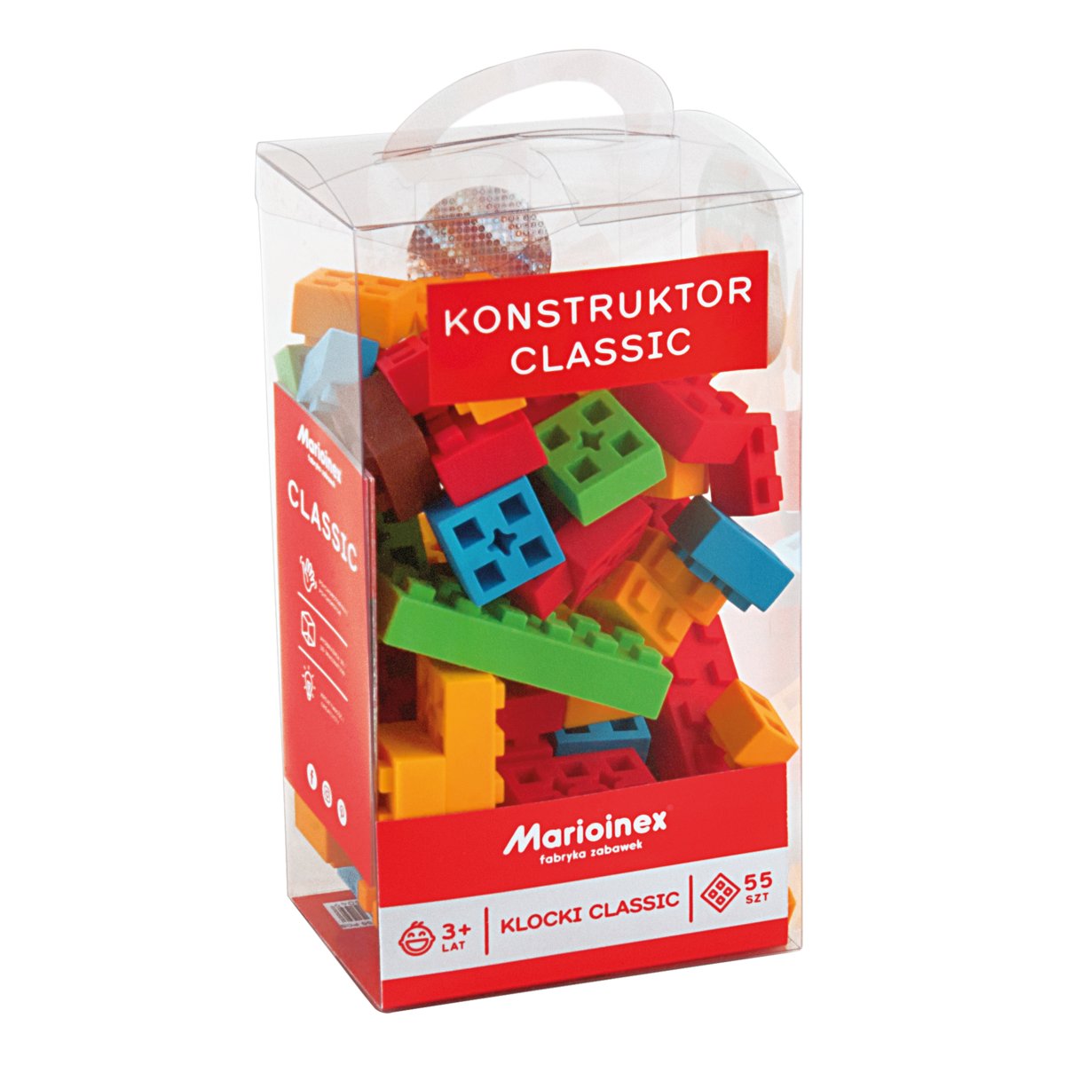 Marioinex, klocki konstrukcyjne Classic, 55 sztuk-Zdjęcie-0