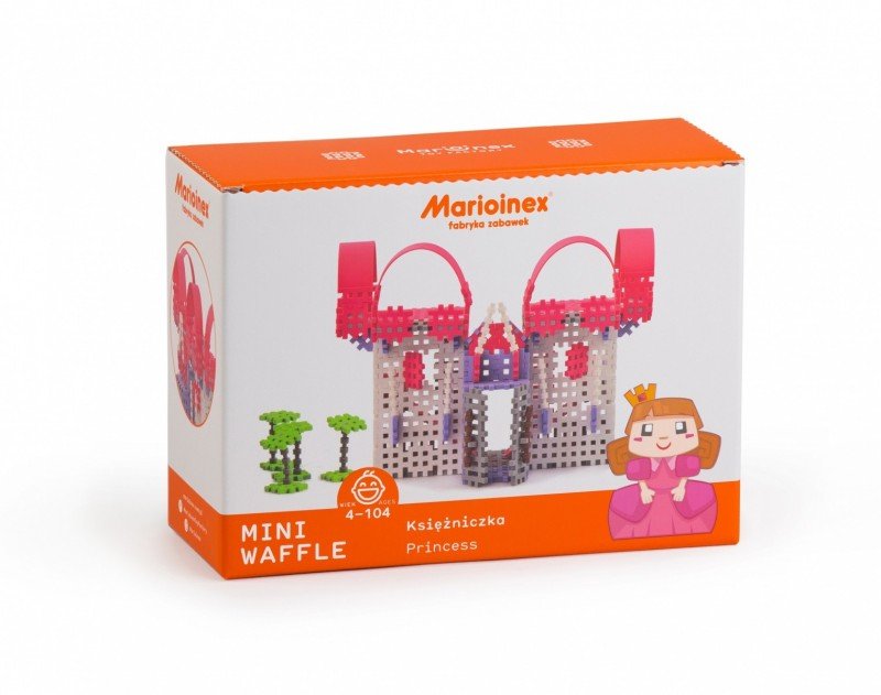 Marioinex, klocki konstrukcyjne Mini Waffle Księżniczka , zestaw duży