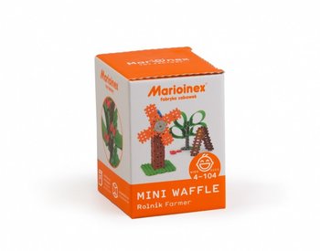 Marioinex, klocki konstrukcyjne Mini Waffle Rolnik, zestaw mały - Marioinex