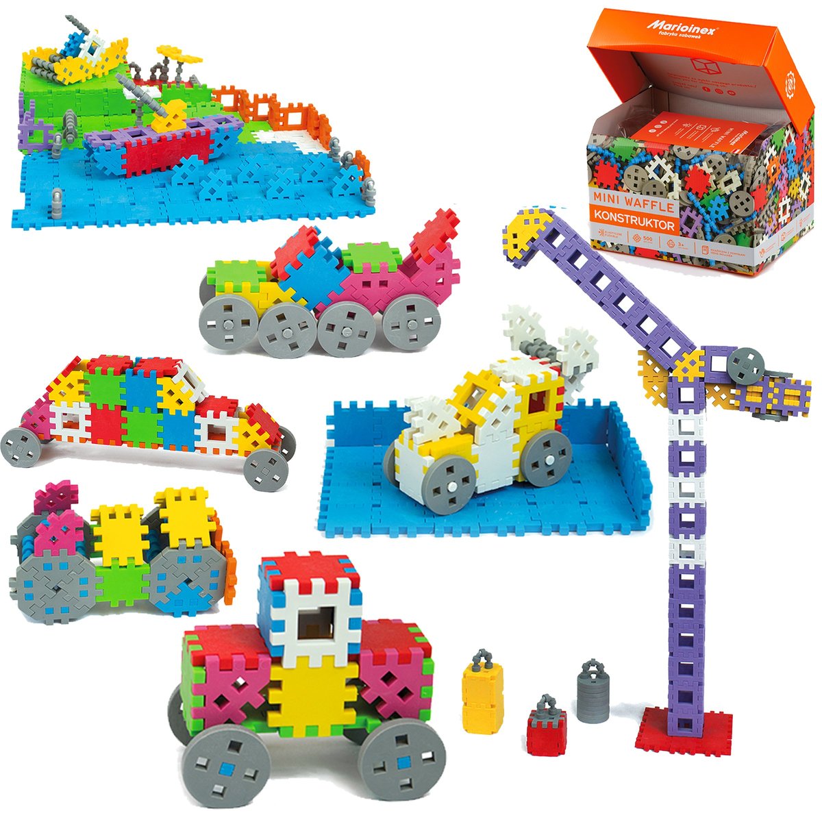 Marioinex, klocki Mini Wafle
