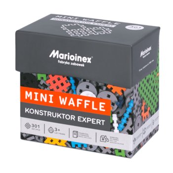 Marioinex, Klocki Mini Wafle Konstruktor Expert 301 el. - Marioinex