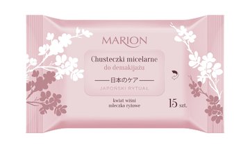 Marion, Japoński Rytuał, chusteczki micelarne do demakijażu, 15 szt. - Marion