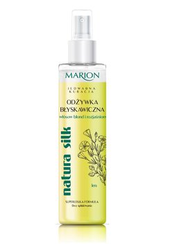 Marion, Natura Silk, odżywka błyskawiczna do włosów blond i rozjaśnianych, 150 ml - Marion