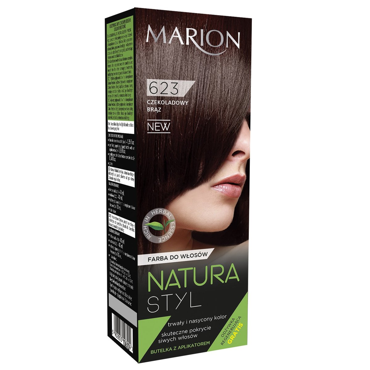 Фото - Фарба для волосся NATURA Marion,  Styl, farba do włosów 623 Czekoladowy, 40 ml 