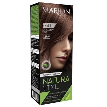 Marion, Natura Styl, farba do włosów 641 Kasztanowy Brąz, 95 ml - Marion