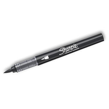 Marker akrylowy Sharpie Black (czarny) - pędzelkowa końcówka, 1 szt. - 2218069 - Sharpie