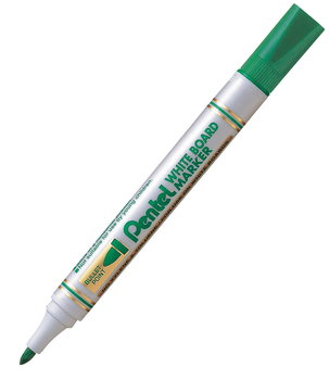 Marker Do Tablic Pentel Mw85 Okrągła Końcówka - Zielony - Pentel