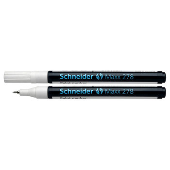 Marker olejowy, biały - Schneider