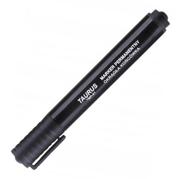 Marker Permanent Taurus Okrągły Czarny- Tmp-01