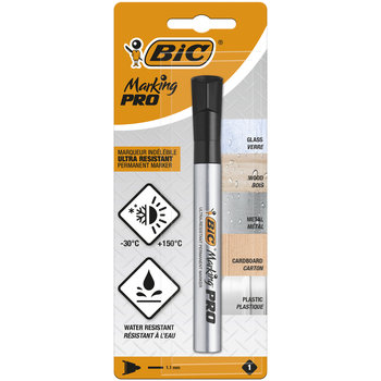 Marker permanentny, BIC Marking Pro, czarny, 1 sztuka - BIC