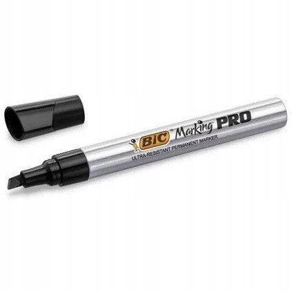Marqueur permanent Bic Marking Pro - ultra résistant - pointe ogive 1,1