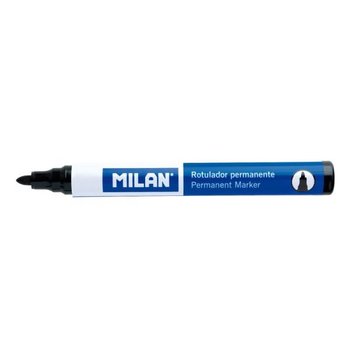 Marker permanentny czarny okrągła końcówka p12 MILAN, \cena za 1szt. (16429122 MILAN) - Milan