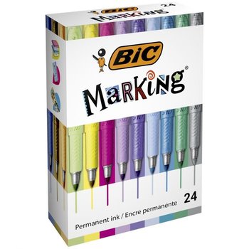 Marker Permanentny Okrągły Bc Marking Mix Kolor Pud A 24 Bic 992731 - BIC