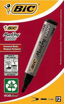 Markerokrągły, Marking 2000, czarny, 12 sztuk - BIC