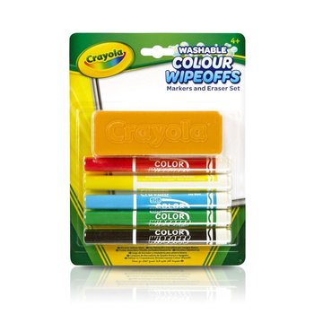 Markery do białej tablicy, 5 kolorów - Crayola