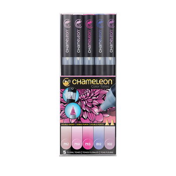 Markery komplet 5 floral tones set CHAMELEON CT0512UK - chameleon
