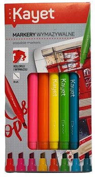 Markery Wymazywalne Pisaki 8 Kolorów Kayet - Inna marka