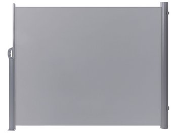 Markiza boczna zwijana 160 x 300 cm jasnoszara DORIO - Beliani
