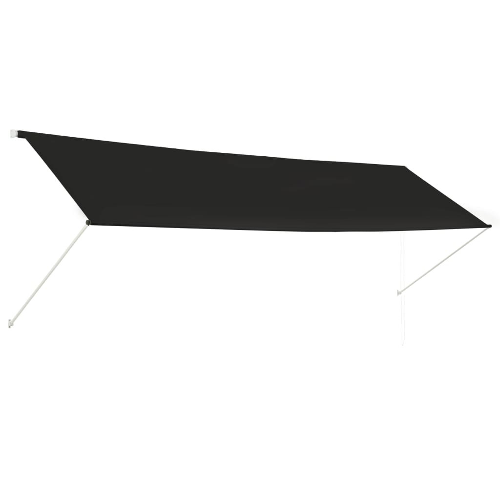 Markiza VIDAXL, ręczna, antracytowa, 400x150 cm