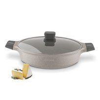 Marmurkowa Patelnia Indukcja 28 Cm Patelnia Z Pokrywką Stoneware Marble Starke Pro